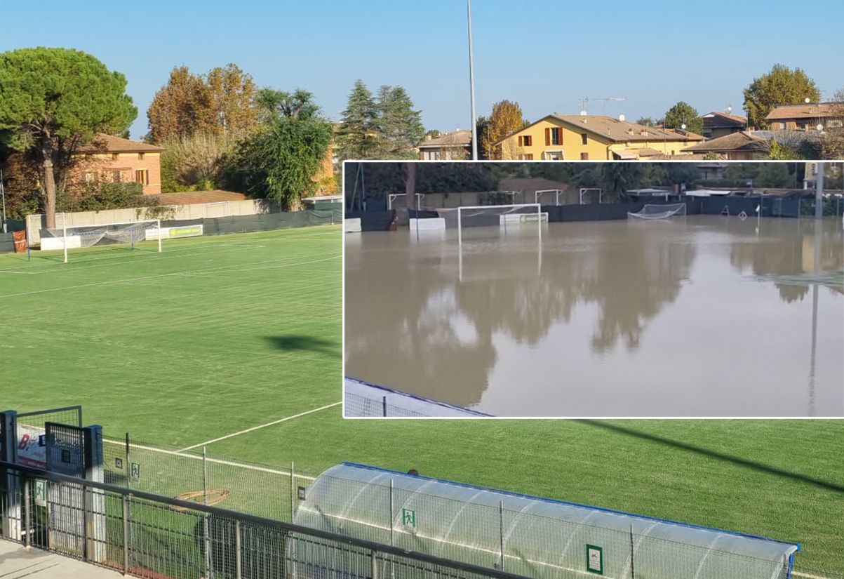 riapertura stadio pietro zucchini di budrio dopo alluvione